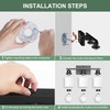 Black Bathroom Lights Over Mirror, Anti-rust Vanity Light Fixture for