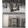 Mondazie Double-Side Gun Rack Stand, Vertical Rifle Display Holder with