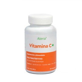 Aleria® | Vitamina C 120 Cápsulas – Suministro 4 Meses | Con Açaí, Fresa, Semilla de Uva, Granada y Kiwi – Suplemento Antioxidante