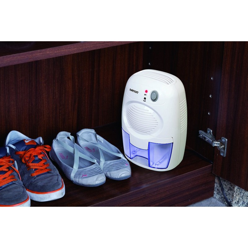 Ivation IVADM10 Powerful Small-Size Thermo-Electric Dehumidifier - for Smaller Room,