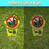 2 Pieces 13.8 x 7.8 Inches No Pooping Dog Signs