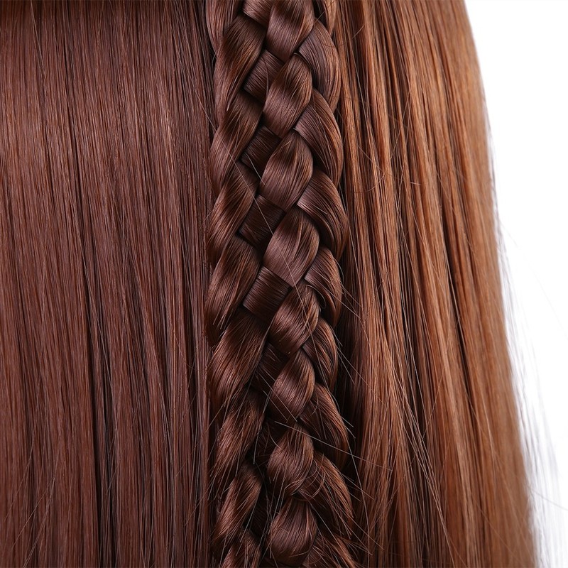 Hair Training Head, Heat Resistant Mannequin Wig Cosmetology Doll Head