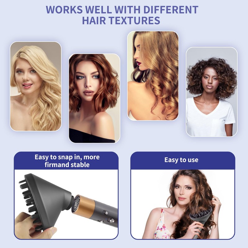 Upgraded Diffuser for Dyson Airwrap Styler HS05 HS01, Converting for