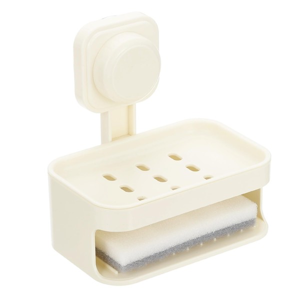 sourcing map 1Pcs Suction Cup Soap Dish, Removable and Reusable