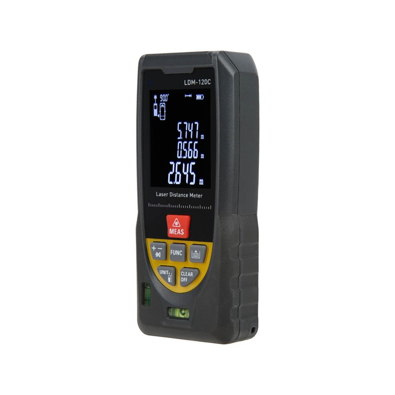 Laser Rangefinder LDM‑120C High Accuracy Antiglare Laser Infrared Electronic Ruler