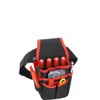 T TOVIA,Canvas Tool Pouch Tool Organizer Bag Electricians Organizer Pouch