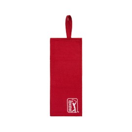 PGA Tour - Golf Towel, Premium Microfibre Towel, Bag-loop, 38” x 16”, Golf Accessories, Chili Pepper, OS