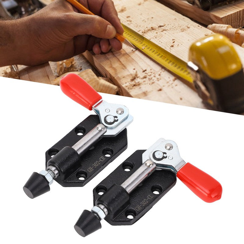 2Pcs Push Pull Toggle Clamp Tunable Woodworking DIY Quick Release