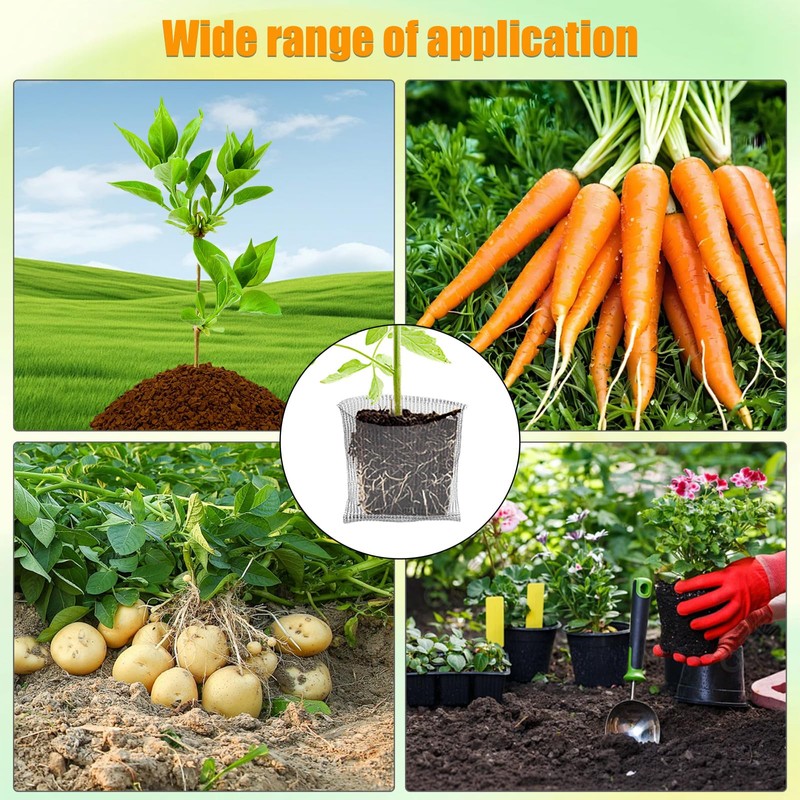 Sgphrzlt 4 Pack 3 Gallon Stainless Steel Plant Root Gopher