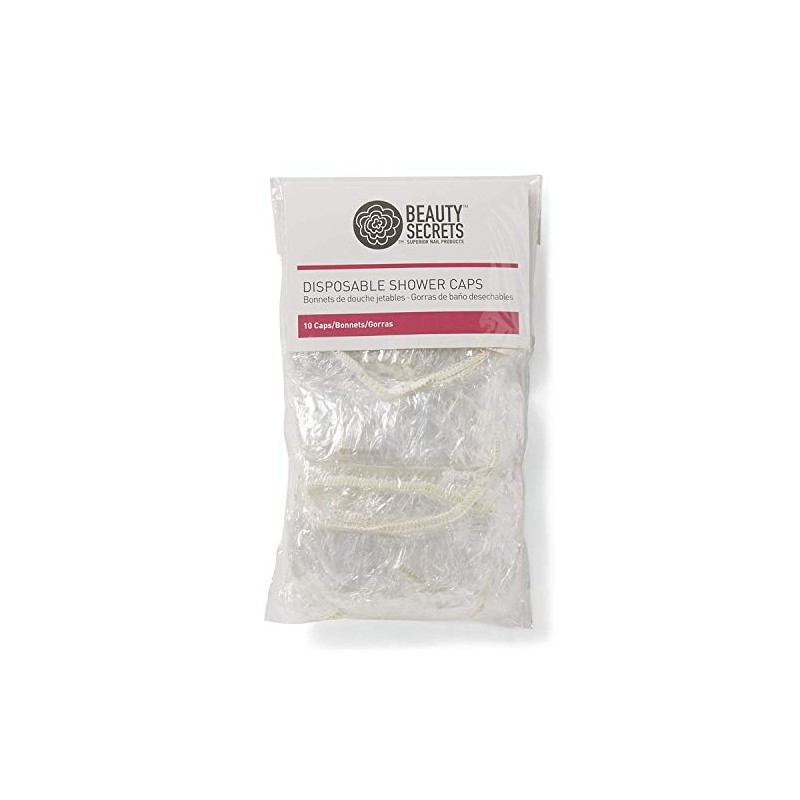 Beauty Secrets Disposable Shower Caps 10 Pack