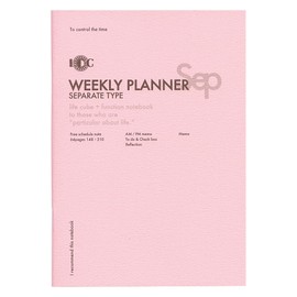 Radite A5 Function Notebook, WEEKLY PLANNer, Weekly Horizontal Left Type, LDNT-A5F