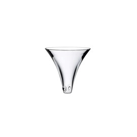 Nude Cruet Funnel, | Lead- Free Crystal |, Mini Funnel for Filling Wine Bottles, Accessories for Kitchen (Clear)