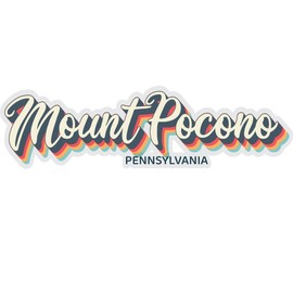 Mount Pocono Pennsylvania Souvenir 2-Inch Magnetr 3D Design 2-Inch|Magnet