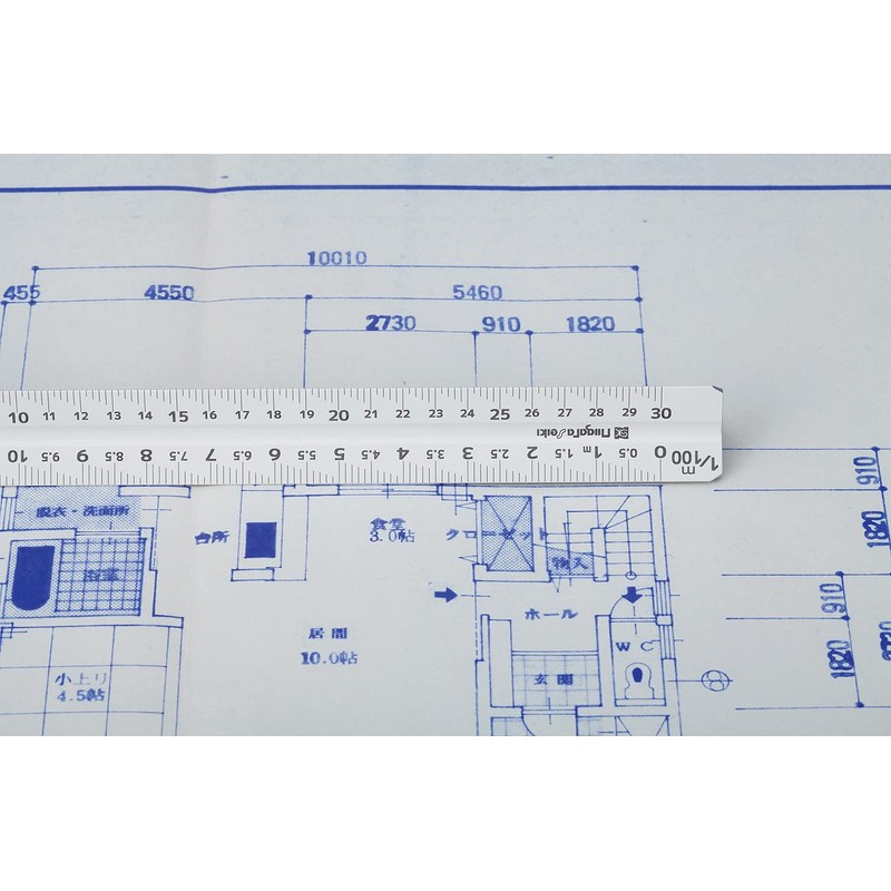 Niigata Seiki SK TSIA-15KD Aluminum Triangular Scale Quick Scale for