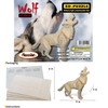 Puzzled Grey Wolf 3D Woodcraft Construction Kit