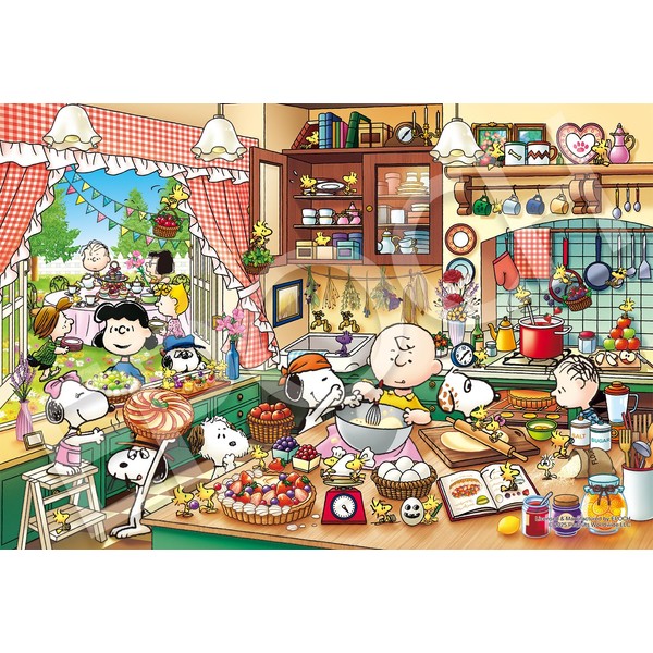 EPOCH 28-209s Peanuts Snoopy Country Kitchen Jigsaw Puzzle (10.2 x