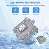 RFUNGUANGO for AirPods 3 Generation Case Cover with Lock,Clear Soft