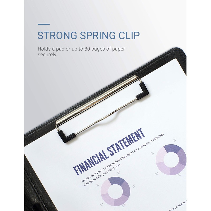 Folder A4 Clipboard Folder Conference Folder for Legal Pad, Faux
