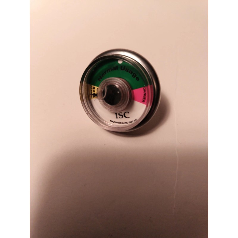 ISC 10X ISC Fire Extinguisher Pressure Gauge (TEN) 2000 PSI,New