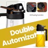 Javelox 16oz Oil Dispenser Bottle and Sprayer For Cooking 2-in-1