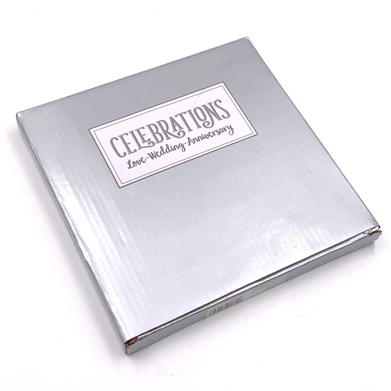 ukgiftstoreonline 60th Diamond Wedding Anniversary Crystal Border 5 x 7