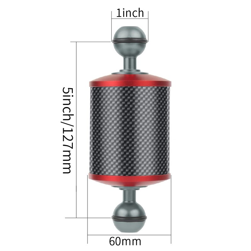 CS PRIORITY Enhanced Dia 60mm Carbon Fiber Float Buoyancy Aquatic