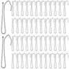 MorningRo 100 Pcs Curtain Hooks Stainless Steel Pinch Pleat Curtain