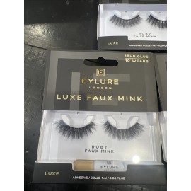 Eylure London Eyelashes Ruby Luxe Silk Effect (New In Box) - Lot Of 3