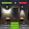 Aootek New Solar Motion Sensor Lights 120 LEDs with Lights