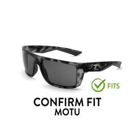 Apex Lenses Polarized Replacement Lenses for Costa Motu Sunglasses (Silver)