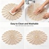 Halloween Spider Web Placemats Set of 4, Hollow Out Washable