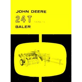 John Deere 24T 24-T Baler Operators Service Manual JD
