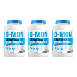 Creatina Monohidratada Polvo Deportivo D-MON 1 Kg 200 Porciones Sabor Mora Azul