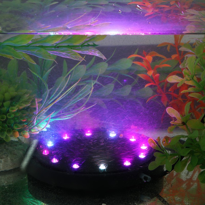 12 LED Light Submersible Bubble for Aquarium Fish Tank Pump