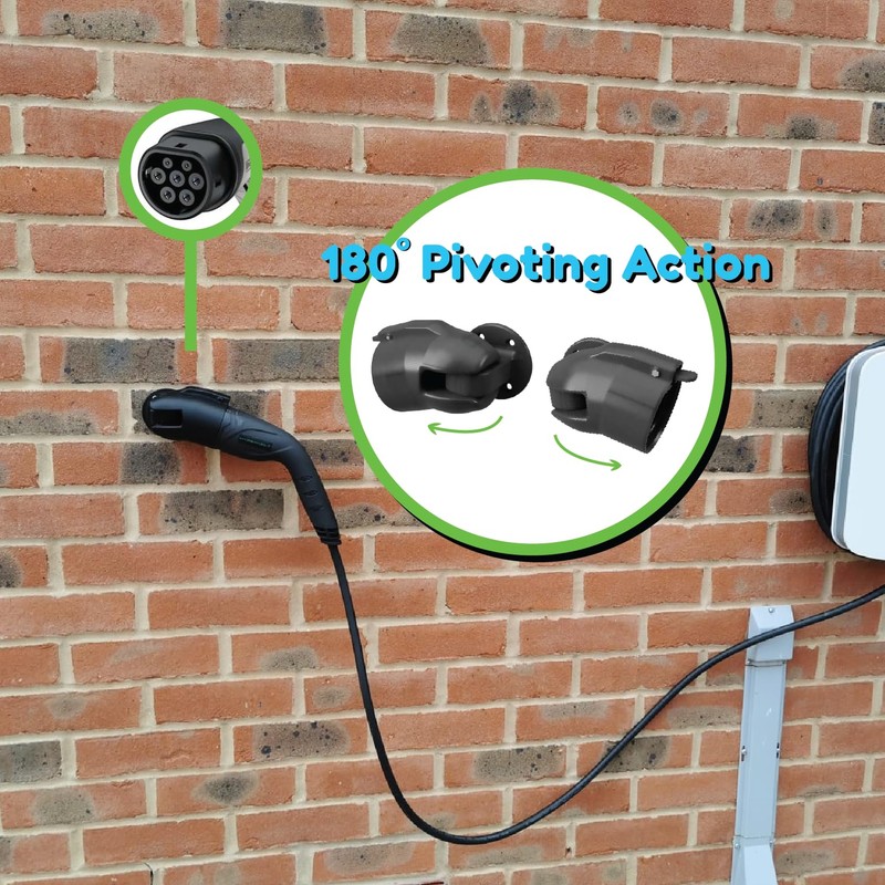 Chikki Things Ltd Side ways mounting option, Ev Charger Holder