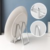 Plate Holder Easel Display Stand - 6 inch Metal Plate