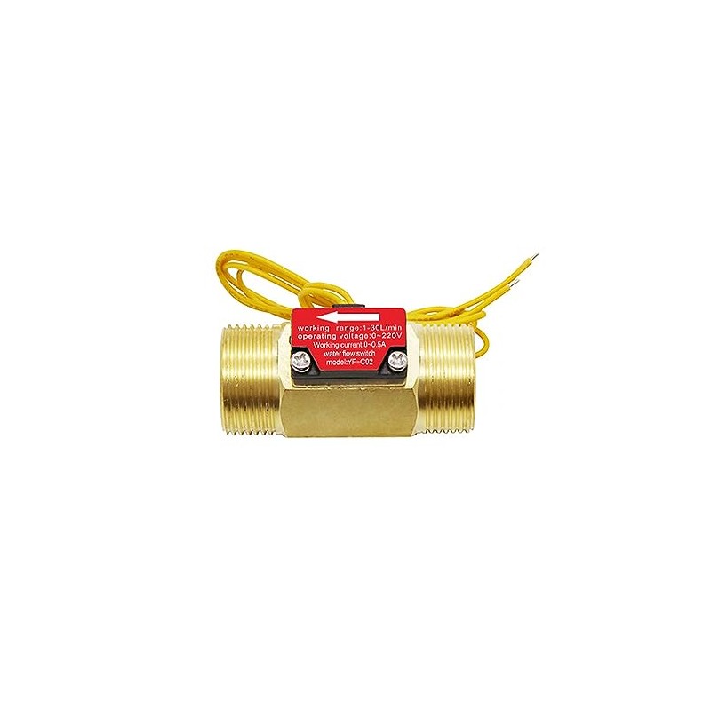 GREDIA G3/4" Hall Effect Liquid Water Flow Switch Control Flowmeter