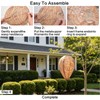 Fake Wasp Nest 4 Pack, Upgraded Waterproof Wasp Nest Decoy