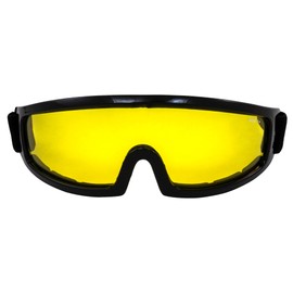 Birdz Eyewear Robin Sport Skydiving Snowboarding Motorcycle Riding Goggles (Yellow)
