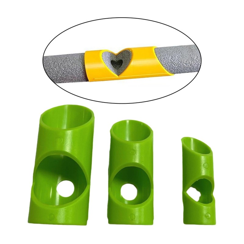 Perfeclan Pipe Wrap Insulation Foam Cutting Tools Set 3Pcs Green,