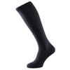 ALBERT KREUZ Men's Kneehigh Cotton-Cashmere Interior Business Socks, Black EU
