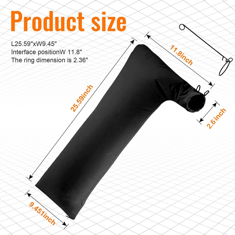 Table Saw Dust Collector Bag Compatible for Bosch/Dewalt/Ryobi/Craftsman/RIGID/Metabo/Kobalt/Skilsaw/Delta (10" Tablesaws