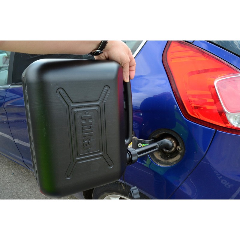 Hilka 84809520 10L Black Plastic Fuel Can