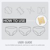 AIO Compresas menstruales de tela reutilizables y lavables, 5 unidades,