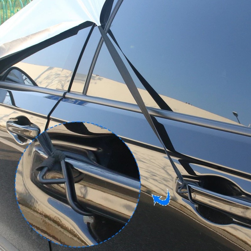 TSUINZ Car Front Windshield Sun Shade Cover For Dodge Foldable