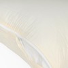 WOLTU Pillowcases Cotton Cushion Covers for Bedroom Sofa Pair Cream