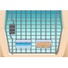 DryFur Pet Carrier Food Water Dish - Clear- Spill Resistant