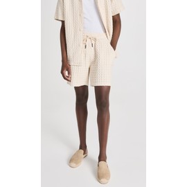 OAS Men's Porto Waffle Shorts 6.25", Ecru, Off White, XL