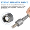 3 Pcs Magnetic Nut Setter Driver Drill Bit Set, 1/4"