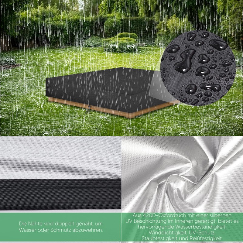 Novelfun Telone di copertura per sabbiera resistente ai raggi UV,